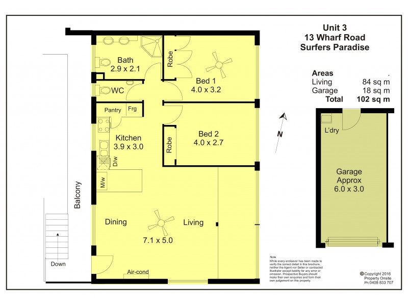 Broadbeach QLD 4218 Floorplan