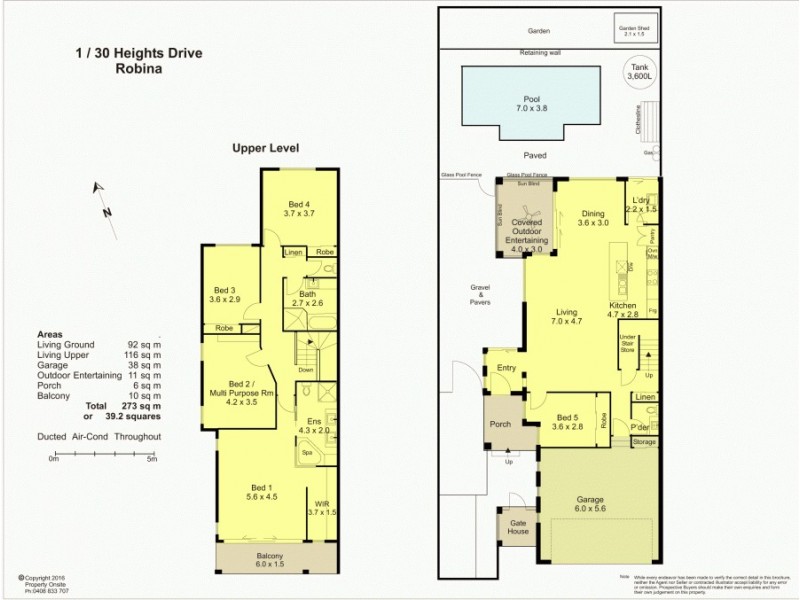 1/30 Heights Drive, Robina QLD 4226 Floorplan