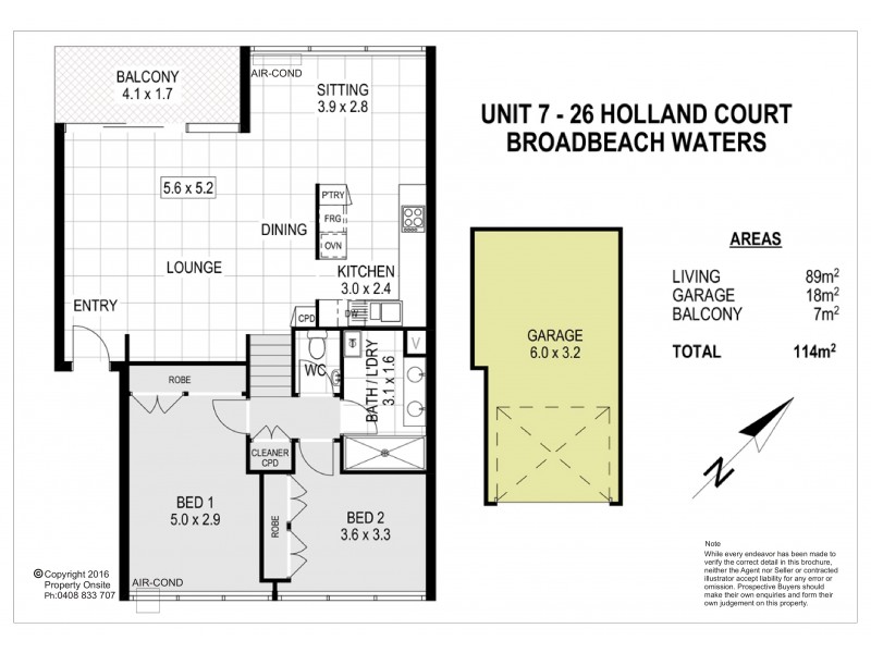 Broadbeach Waters QLD 4218 Floorplan