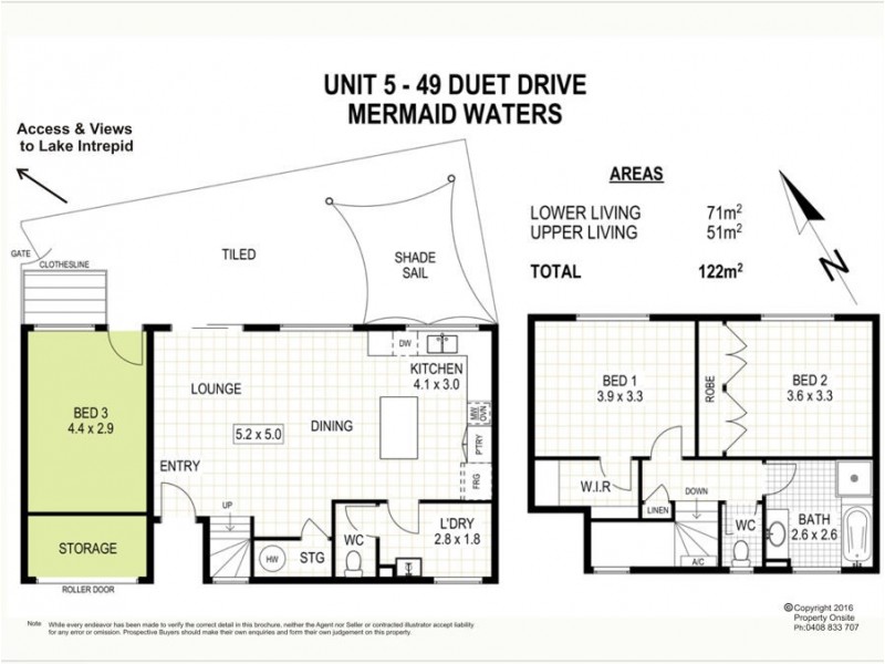 5/49 Duet Drive, Mermaid Waters QLD 4218 Floorplan