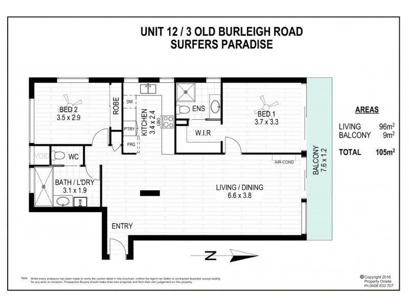 1 Old Burleigh Rd, Surfers Paradise QLD 4217 Floorplan