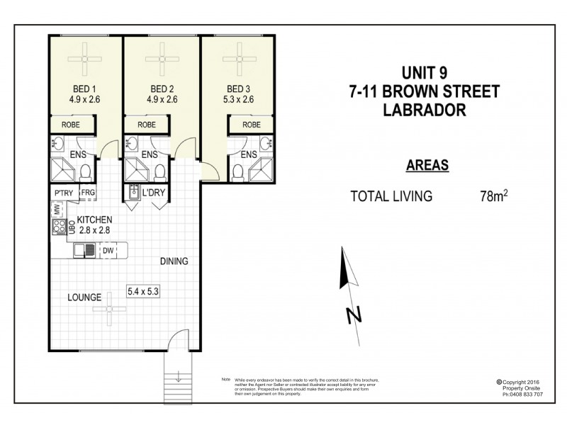 9/7-11 Brown Street, Labrador QLD 4215 Floorplan