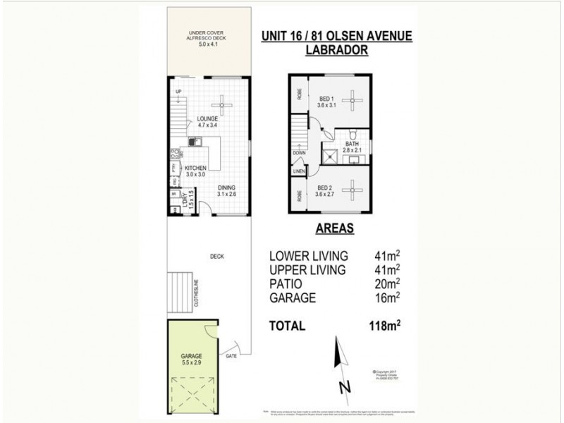 16/81 Olsen Avenue, Labrador QLD 4215 Floorplan
