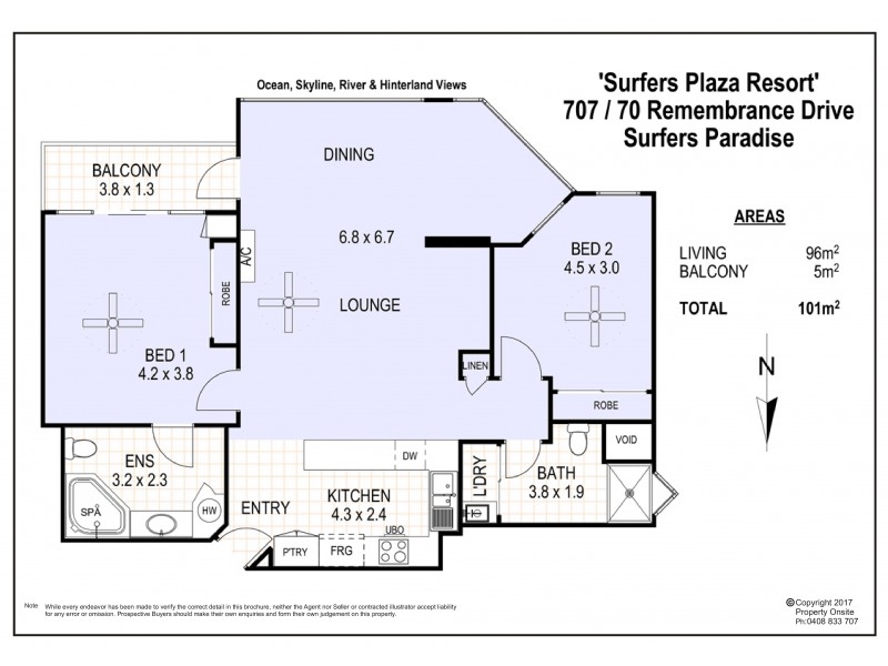 Surfers Paradise QLD 4217 Floorplan