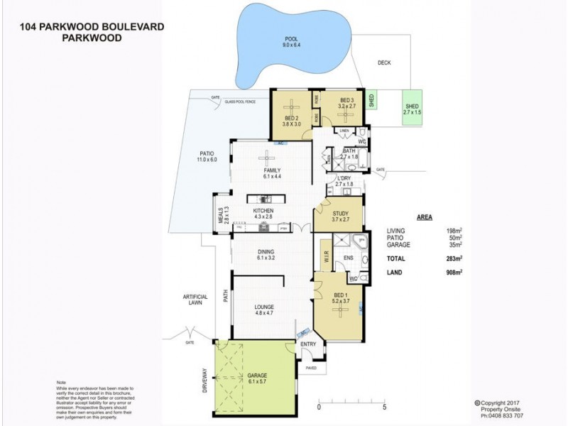 104 Parkwood Boulevard, Parkwood QLD 4214 Floorplan