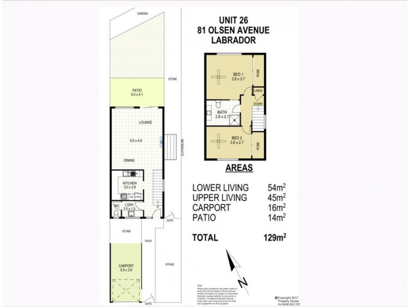 26/81 Olsen Ave, Labrador QLD 4215 Floorplan