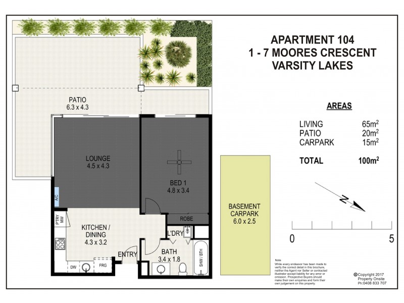104/1-7 Moores Crescent, Varsity Lakes QLD 4227 Floorplan