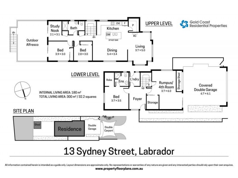 13 Sydney Street, Labrador QLD 4215 Floorplan