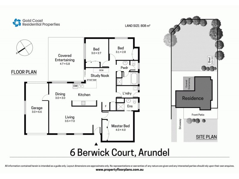 6 Berwick Court, Arundel QLD 4214 Floorplan