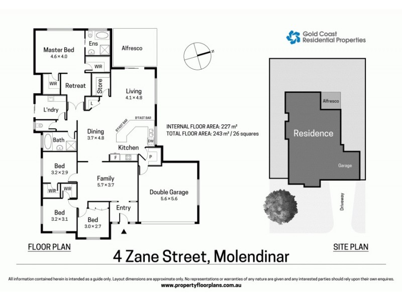 4 Zane Street, Molendinar QLD 4214 Floorplan