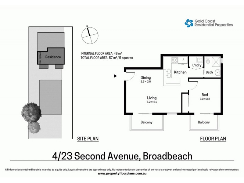4/23 Second Avenue, Broadbeach QLD 4218 Floorplan