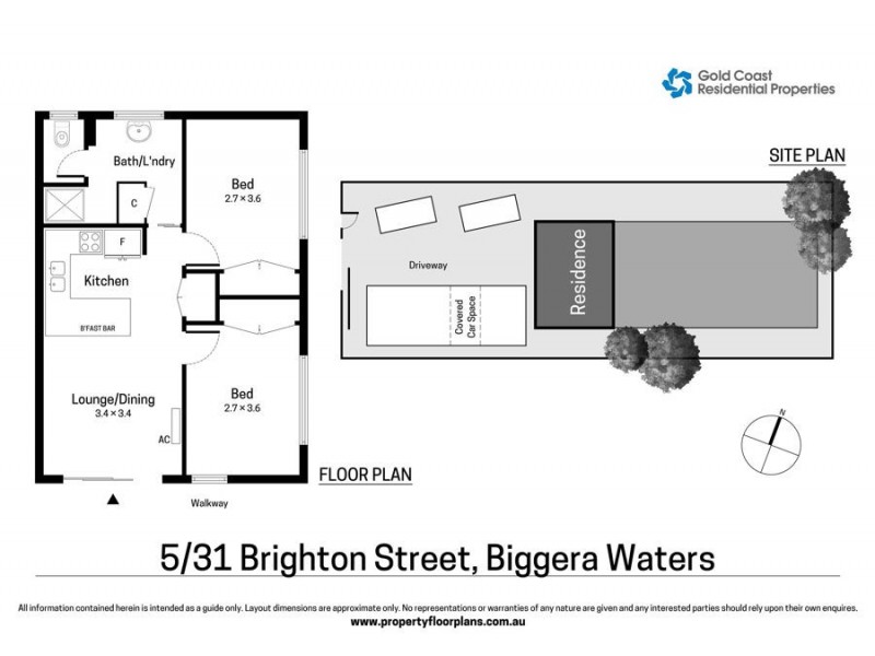 5/31 Brighton Street, Biggera Waters QLD 4216 Floorplan