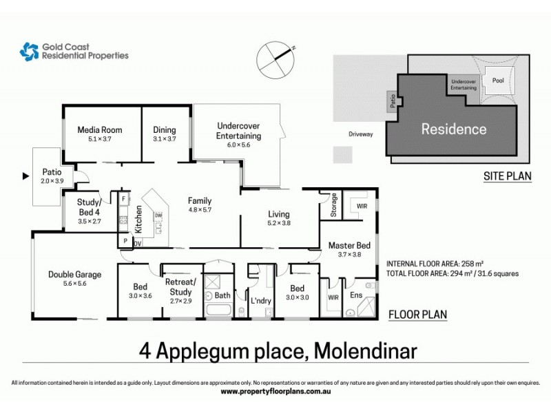 4 Applegum Place, Molendinar QLD 4214 Floorplan