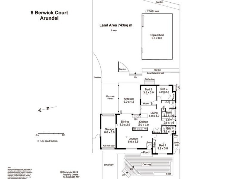 8 Berwick Court, Arundel QLD 4214 Floorplan
