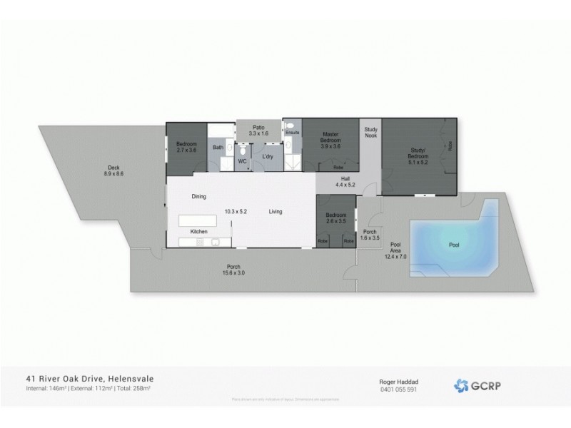 41 River Oak Drive, Helensvale QLD 4212 Floorplan