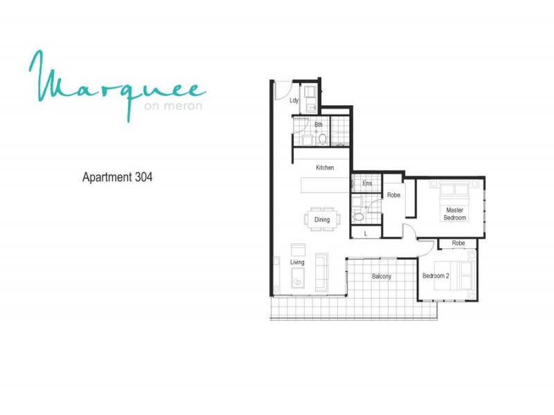 304/8 Marquee on Meron – Meron Street, Southport QLD 4215 Floorplan