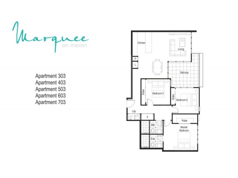 203/8 Marquee on Meron – Meron Street, Southport QLD 4215 Floorplan