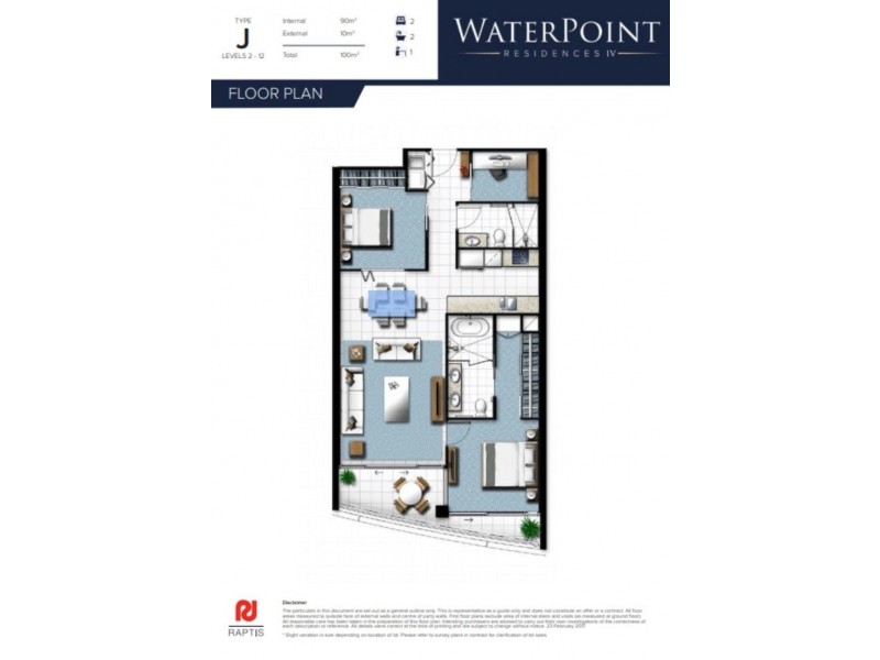 41210/5 Harbour Side Court, Biggera Waters QLD 4216 Floorplan