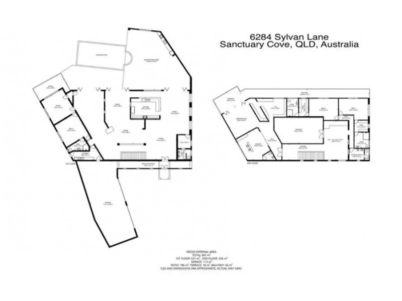 6284 Sylvan Lane, Hope Island QLD 4212 Floorplan