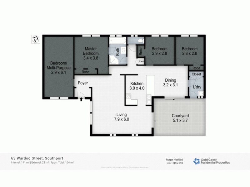 63 Wardoo Street, Southport QLD 4215 Floorplan