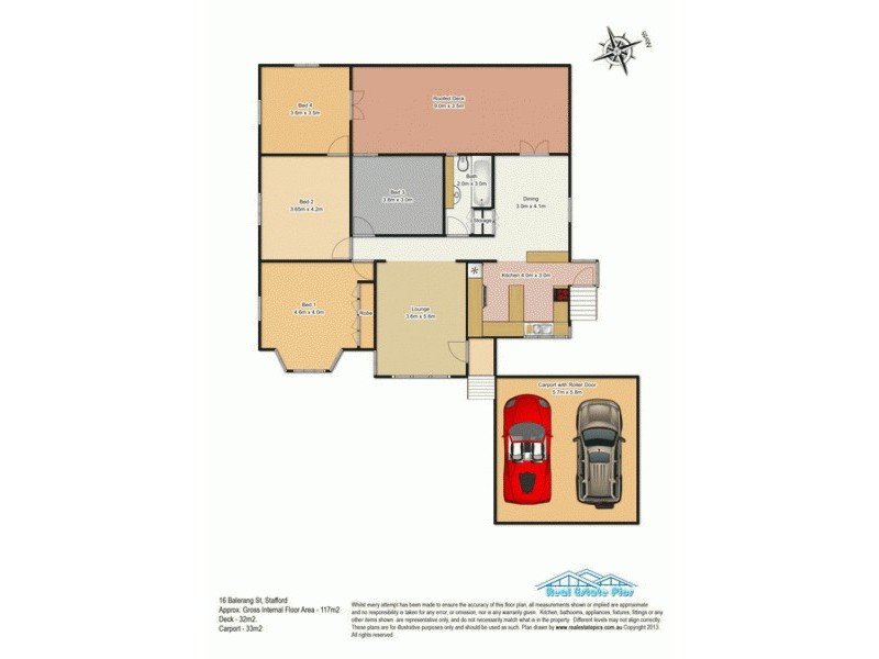 16 Balerang Street, Stafford QLD 4053 Floorplan
