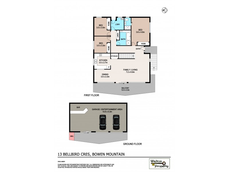 13 Bellbird Crs, Bowen Mountain NSW 2753 Floorplan