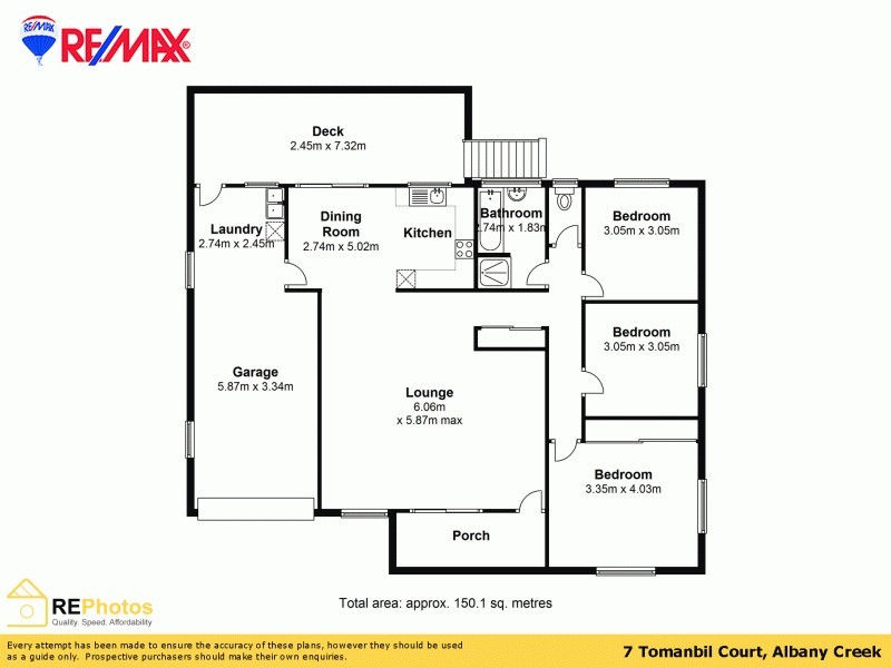 7 Tomanbil Court, Albany Creek QLD 4035 Floorplan