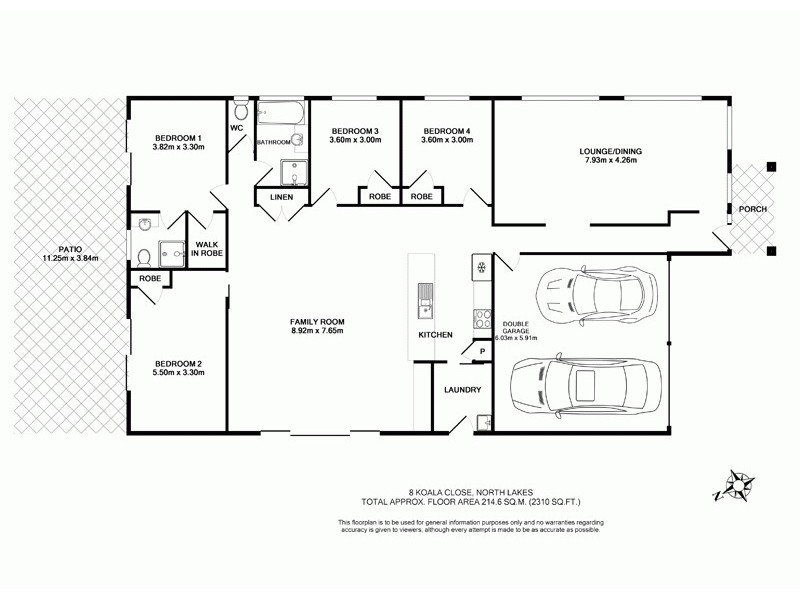 8 Koala Close, North Lakes QLD 4509 Floorplan