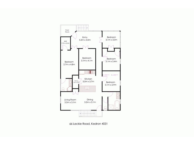 66 Leckie Road, Kedron QLD 4031 Floorplan