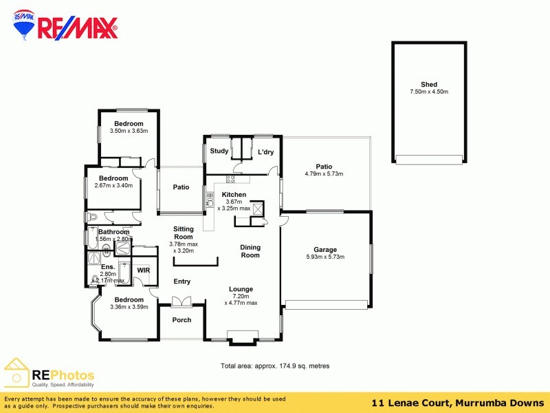 11 LENAE COURT, Murrumba Downs QLD 4503 Floorplan
