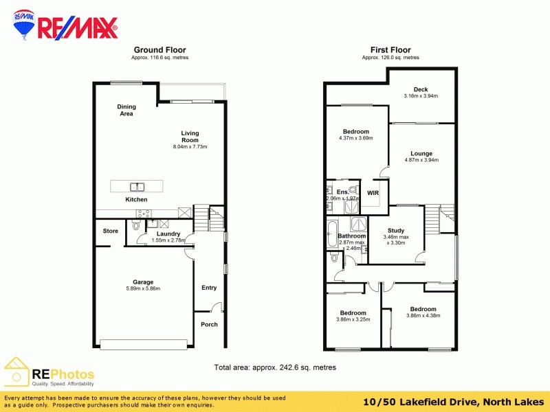 10/50 Lakefield Drive, North Lakes QLD 4509 Floorplan