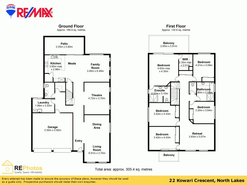 22 Kowari Crescent, North Lakes QLD 4509 Floorplan