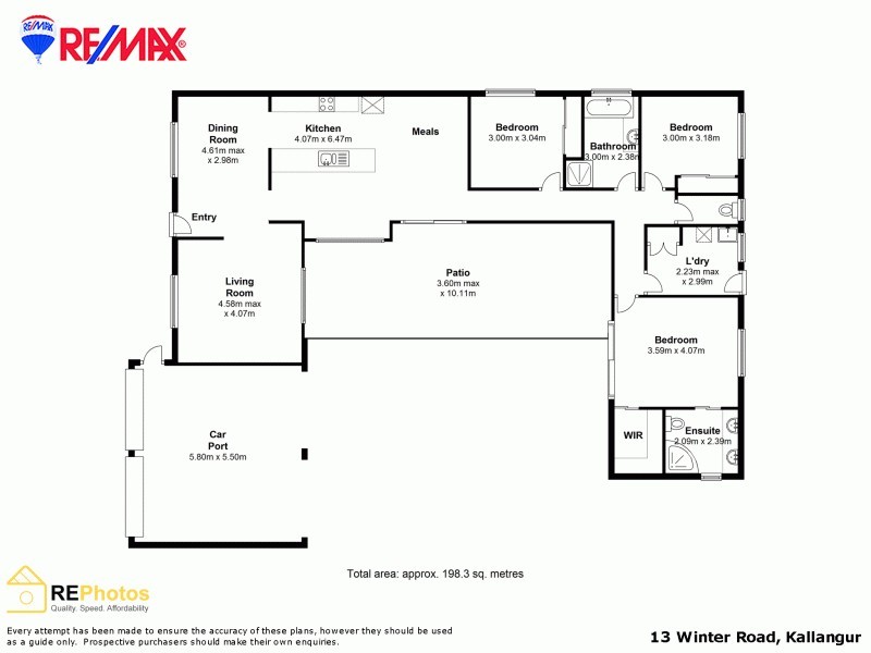 13 Winter Rd, Kallangur QLD 4503 Floorplan