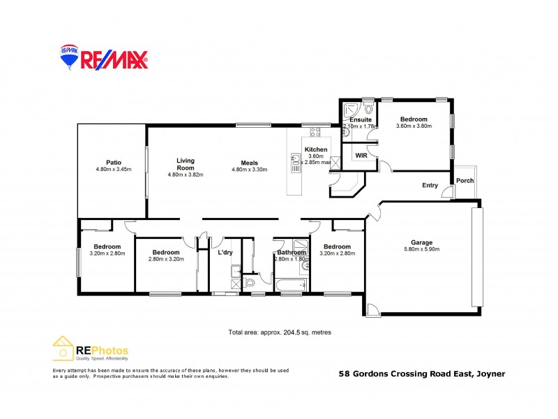 58 Gordons Crossing Rd, Joyner QLD 4500 Floorplan