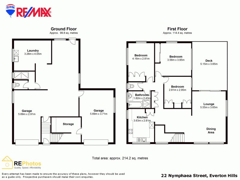 22 Nymphaea Street, Everton Hills QLD 4053 Floorplan
