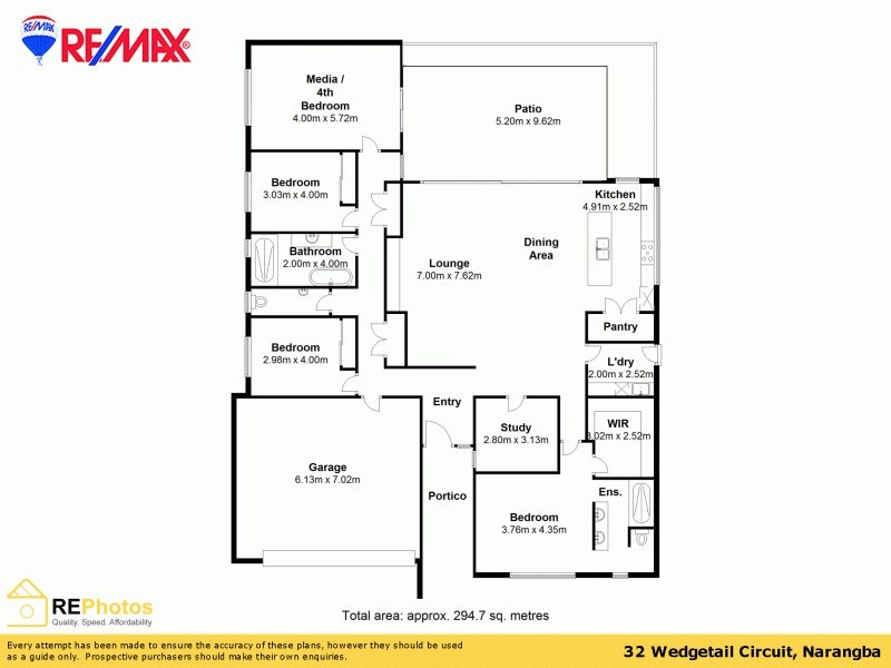 32 Wedgetail Circuit, Narangba QLD 4504 Floorplan