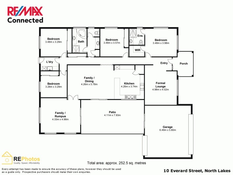 10 Everard Street, North Lakes QLD 4509 Floorplan