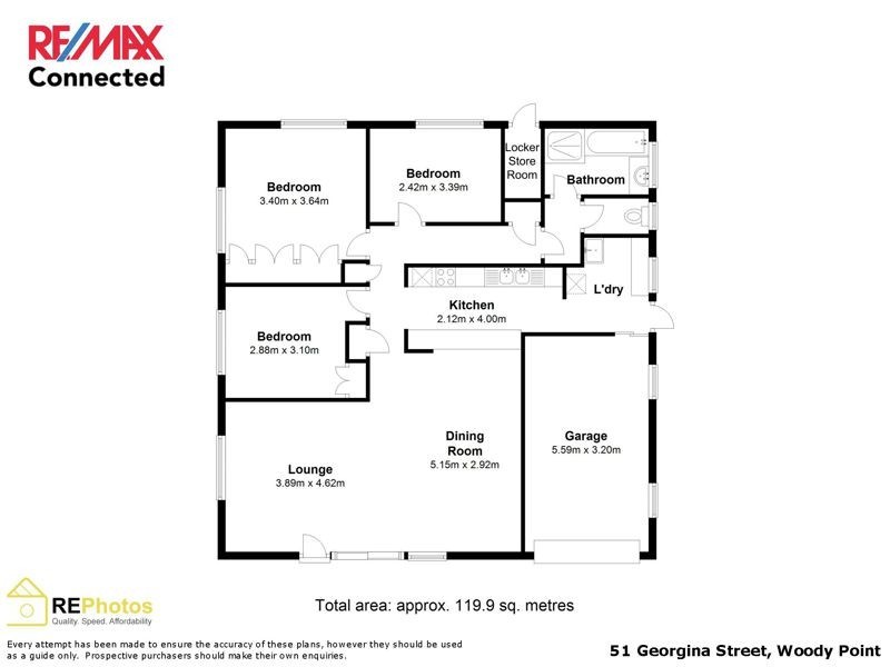51 Georgina Street, Woody Point QLD 4019 Floorplan