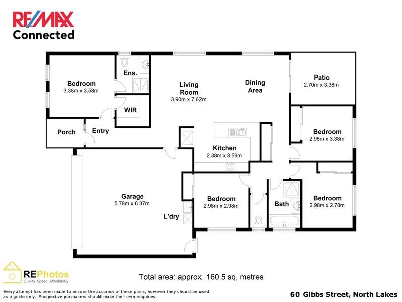60 Gibbs Street, North Lakes QLD 4509 Floorplan