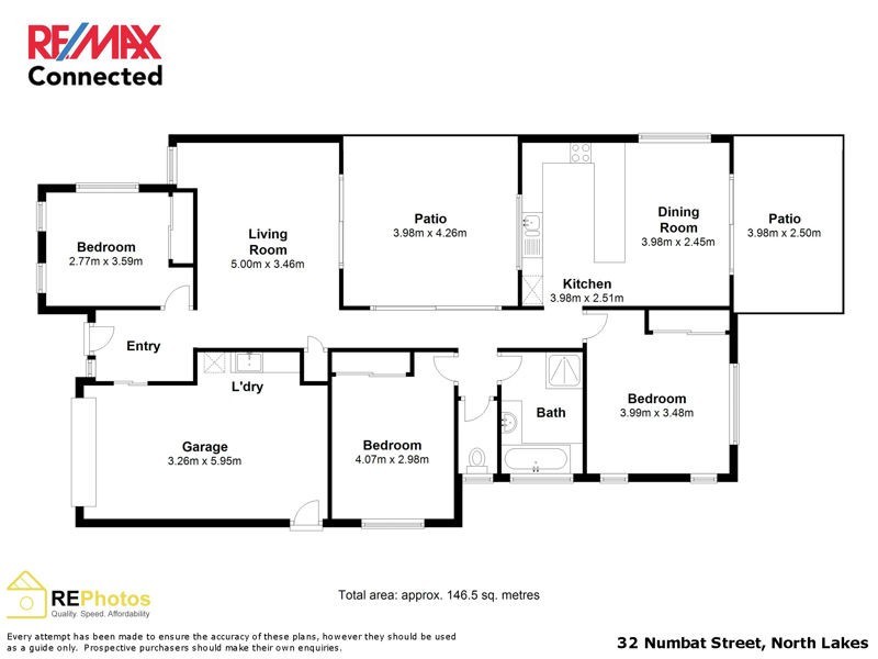 32 Numbat Street, North Lakes QLD 4509 Floorplan