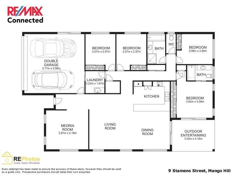 9 Stamens Street, Mango Hill QLD 4509 Floorplan