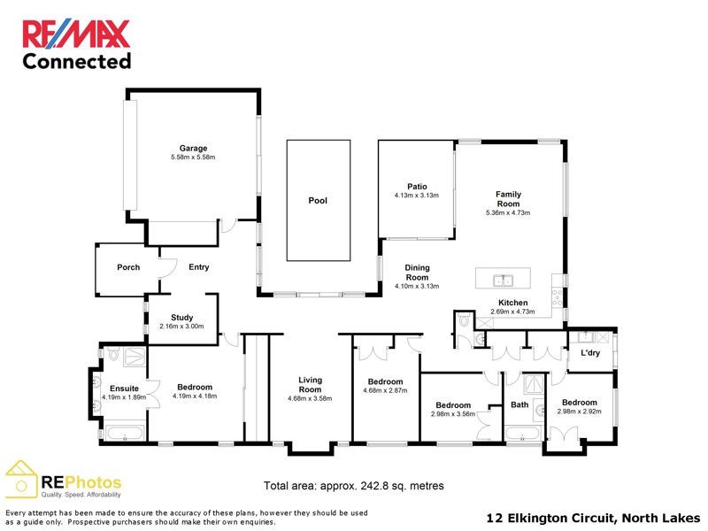 12 Elkington Circuit, North Lakes QLD 4509 Floorplan