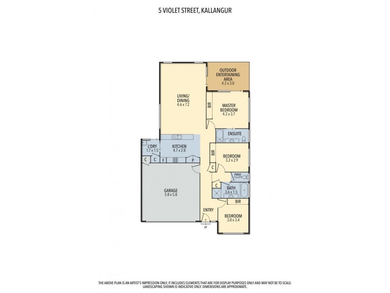 5 Violet St, Kallangur QLD 4503 Floorplan