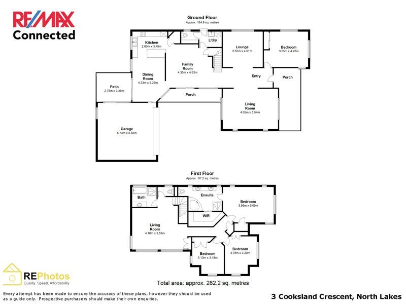 3 Cooksland Crescent, North Lakes QLD 4509 Floorplan
