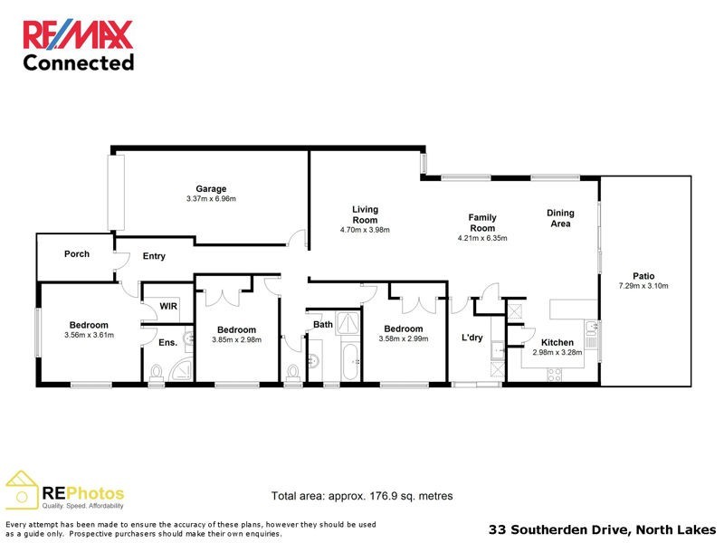 33 Southerden Drive, North Lakes QLD 4509 Floorplan