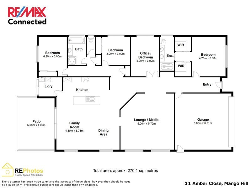 11 Amber Close, Mango Hill QLD 4509 Floorplan