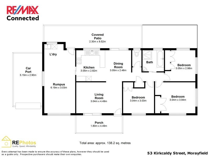 53 Kirkcaldy St, Morayfield QLD 4506 Floorplan