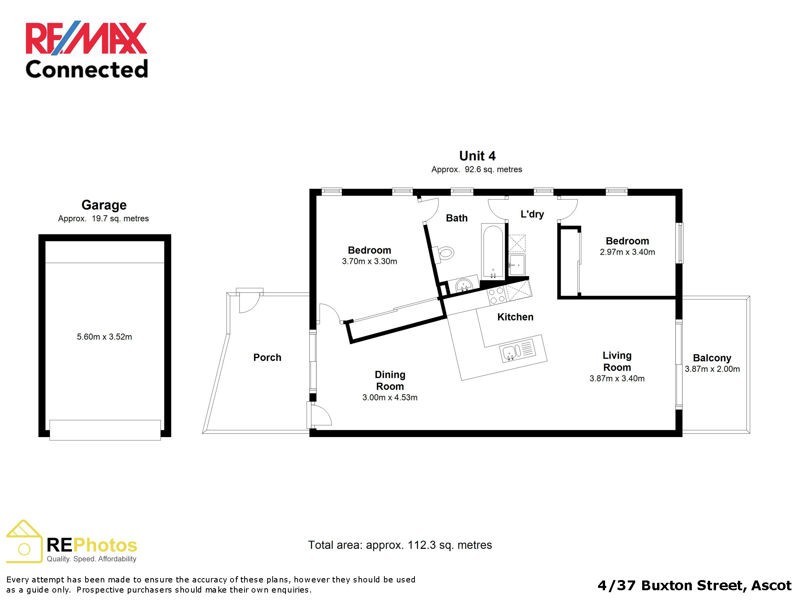 4/37 Buxton Street, Ascot QLD 4007 Floorplan