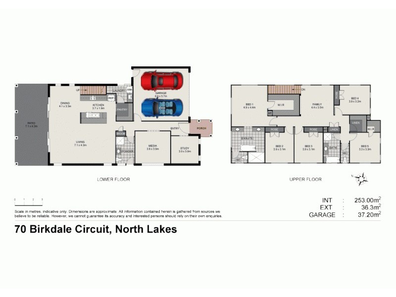 70 Birkdale Cct, North Lakes QLD 4509 Floorplan