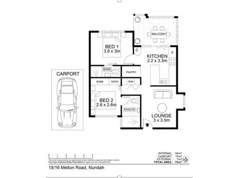 15/16 Melton Road, Nundah QLD 4012 Floorplan